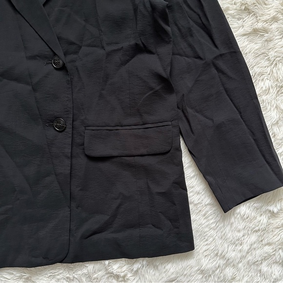 Madewell Jacket The Relaxed Blazer in Softdrape True Black M NWT New - Picture 7 of 12